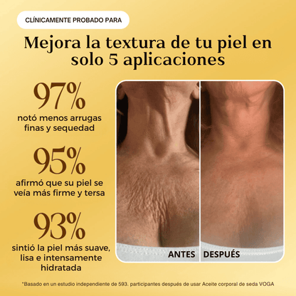 Aceite corporal piel de seda